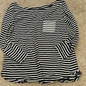 Banana republic XL stripped blouse